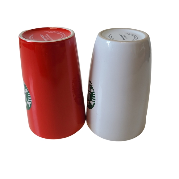 Starbucks 12 ounce mugs coffee cups set of 2 - Picture 3 of 6